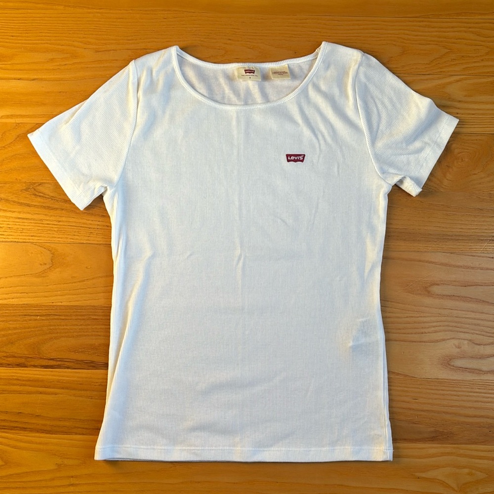 Levis short sleeve ribbed baby t-shirt